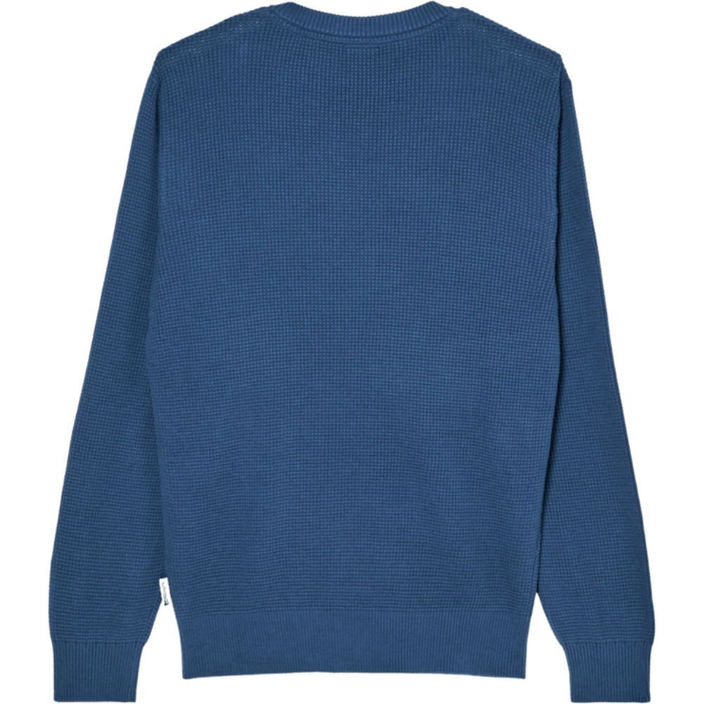 2026 Quiksilver Mens Waffle Sweater EQYSW03342 - Dark Denim